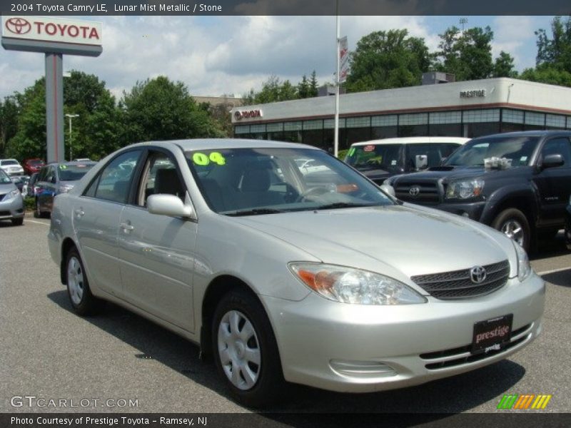 Lunar Mist Metallic / Stone 2004 Toyota Camry LE