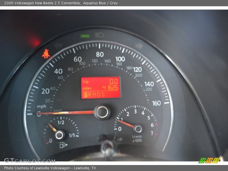  2006 New Beetle 2.5 Convertible 2.5 Convertible Gauges