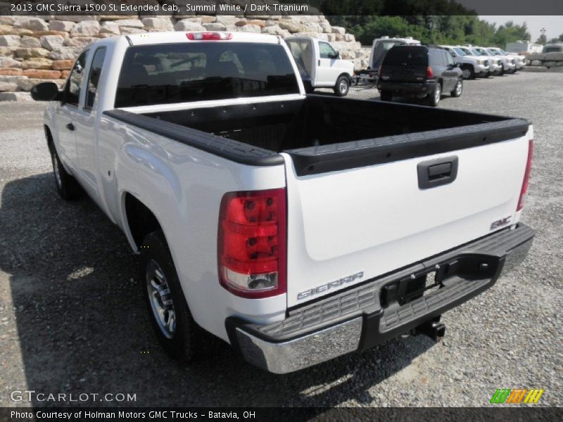 Summit White / Dark Titanium 2013 GMC Sierra 1500 SL Extended Cab