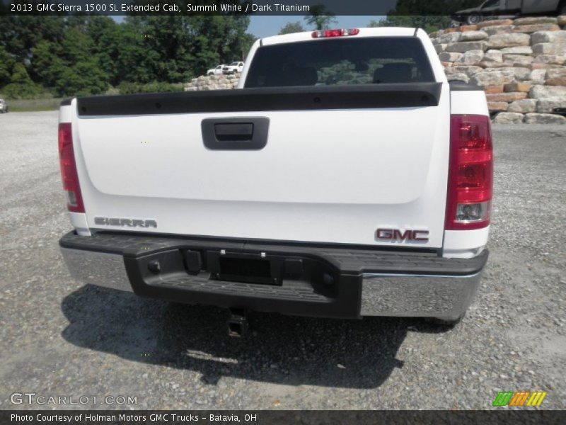 Summit White / Dark Titanium 2013 GMC Sierra 1500 SL Extended Cab