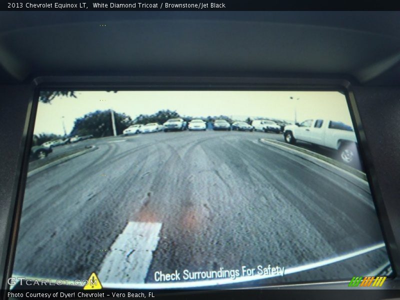 White Diamond Tricoat / Brownstone/Jet Black 2013 Chevrolet Equinox LT