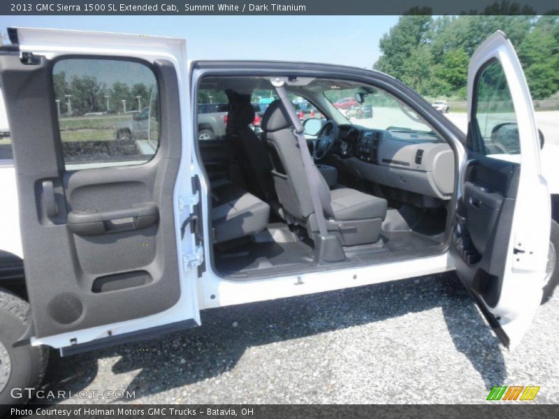 Summit White / Dark Titanium 2013 GMC Sierra 1500 SL Extended Cab