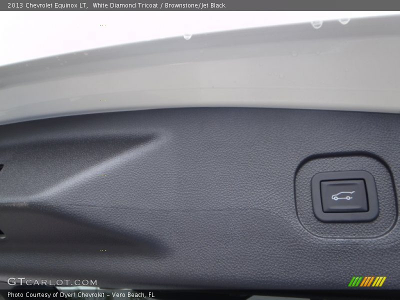 White Diamond Tricoat / Brownstone/Jet Black 2013 Chevrolet Equinox LT