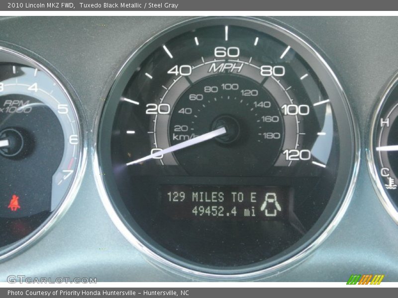 Tuxedo Black Metallic / Steel Gray 2010 Lincoln MKZ FWD