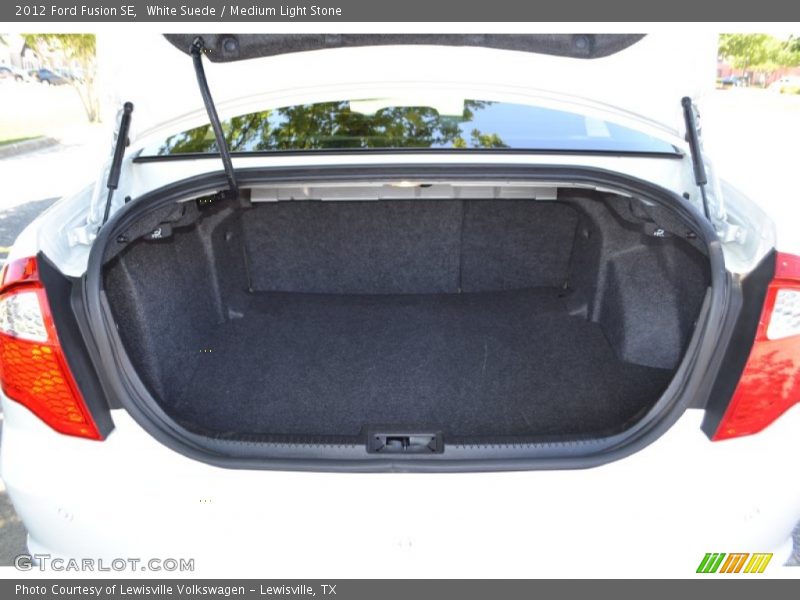 White Suede / Medium Light Stone 2012 Ford Fusion SE