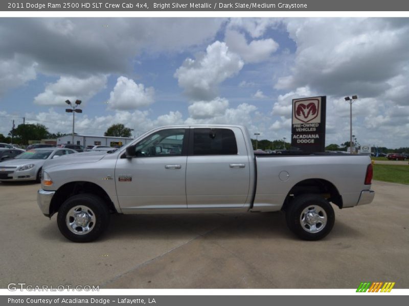 Bright Silver Metallic / Dark Slate/Medium Graystone 2011 Dodge Ram 2500 HD SLT Crew Cab 4x4