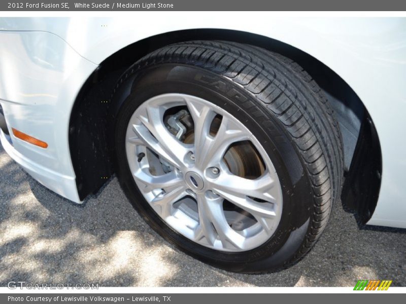 White Suede / Medium Light Stone 2012 Ford Fusion SE