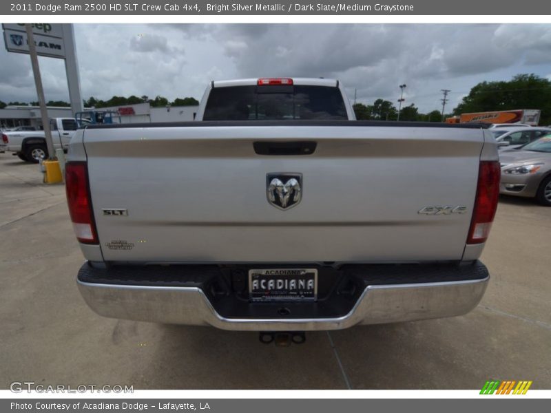 Bright Silver Metallic / Dark Slate/Medium Graystone 2011 Dodge Ram 2500 HD SLT Crew Cab 4x4