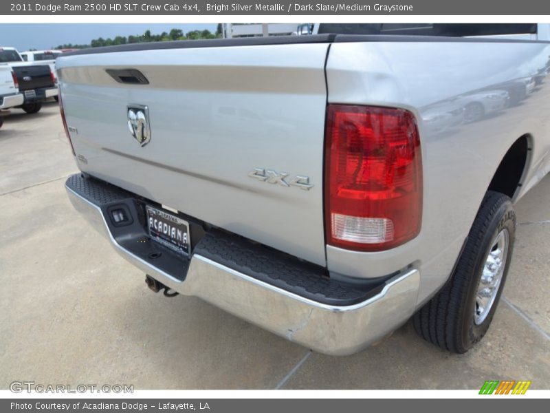Bright Silver Metallic / Dark Slate/Medium Graystone 2011 Dodge Ram 2500 HD SLT Crew Cab 4x4
