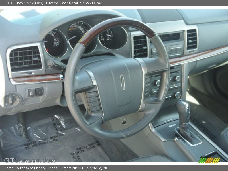 Tuxedo Black Metallic / Steel Gray 2010 Lincoln MKZ FWD