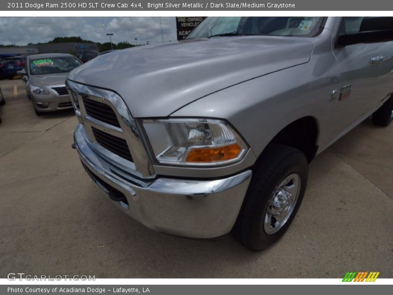 Bright Silver Metallic / Dark Slate/Medium Graystone 2011 Dodge Ram 2500 HD SLT Crew Cab 4x4