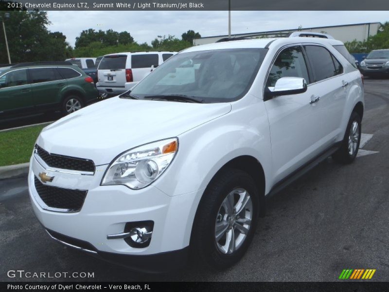 Summit White / Light Titanium/Jet Black 2013 Chevrolet Equinox LTZ