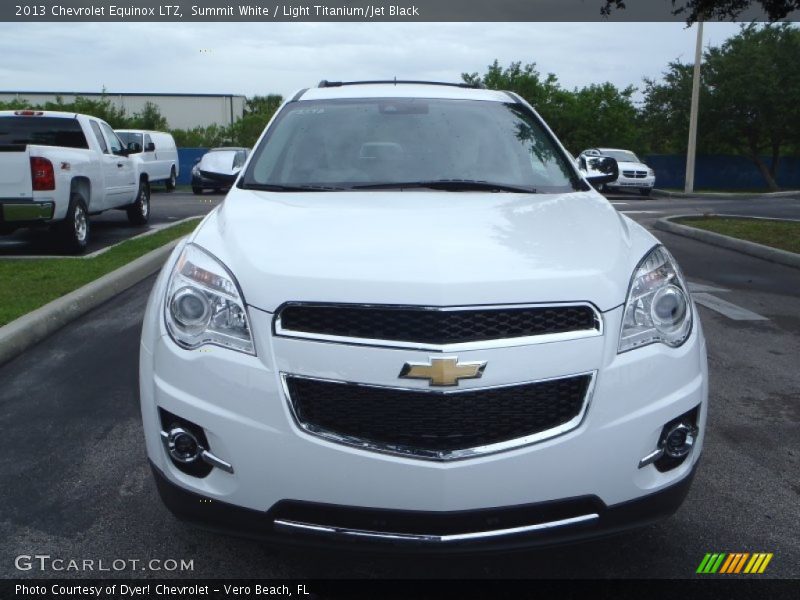 Summit White / Light Titanium/Jet Black 2013 Chevrolet Equinox LTZ