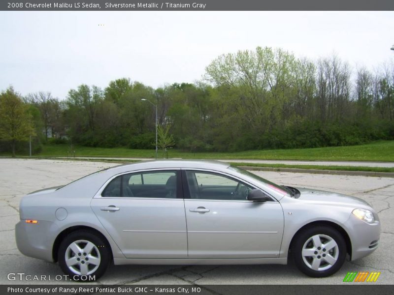 Silverstone Metallic / Titanium Gray 2008 Chevrolet Malibu LS Sedan