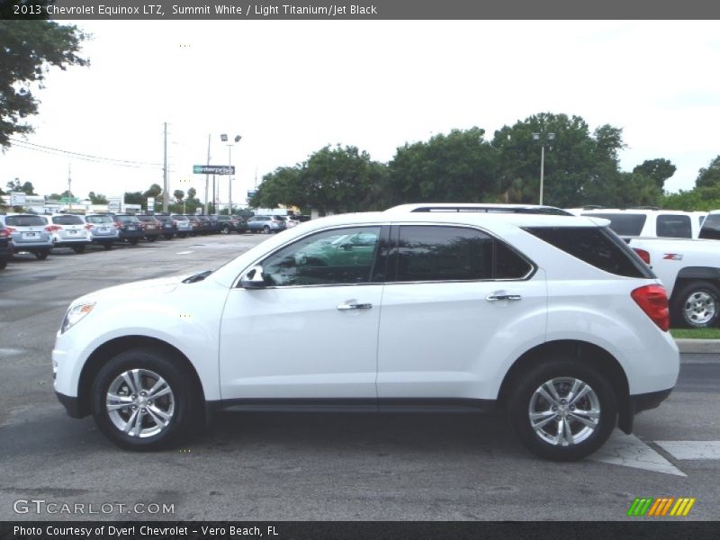 Summit White / Light Titanium/Jet Black 2013 Chevrolet Equinox LTZ