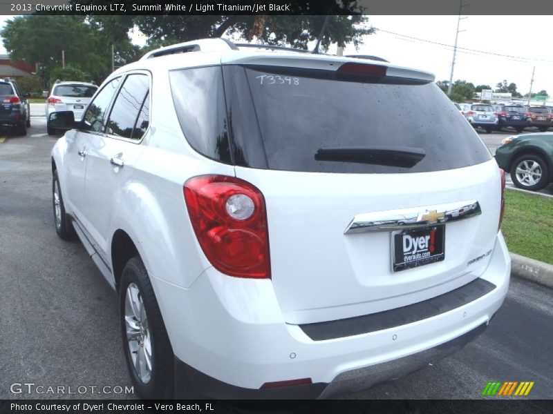 Summit White / Light Titanium/Jet Black 2013 Chevrolet Equinox LTZ