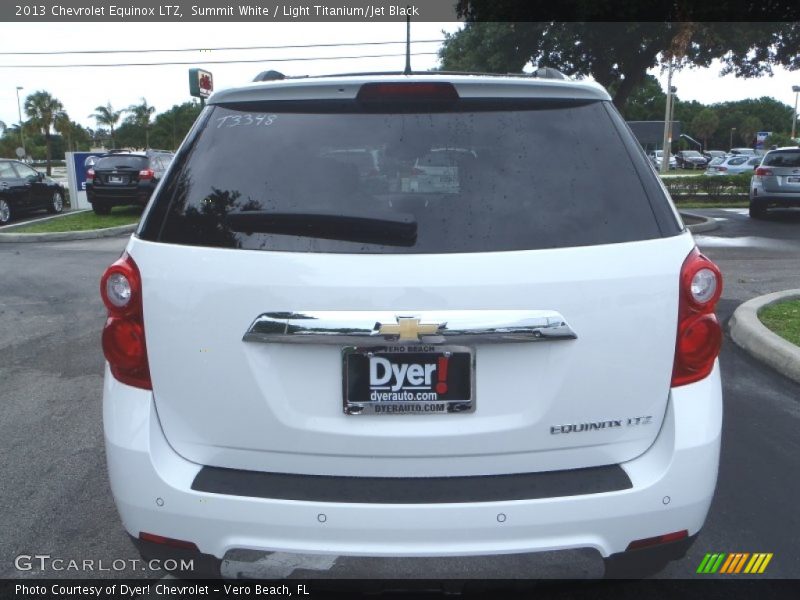 Summit White / Light Titanium/Jet Black 2013 Chevrolet Equinox LTZ