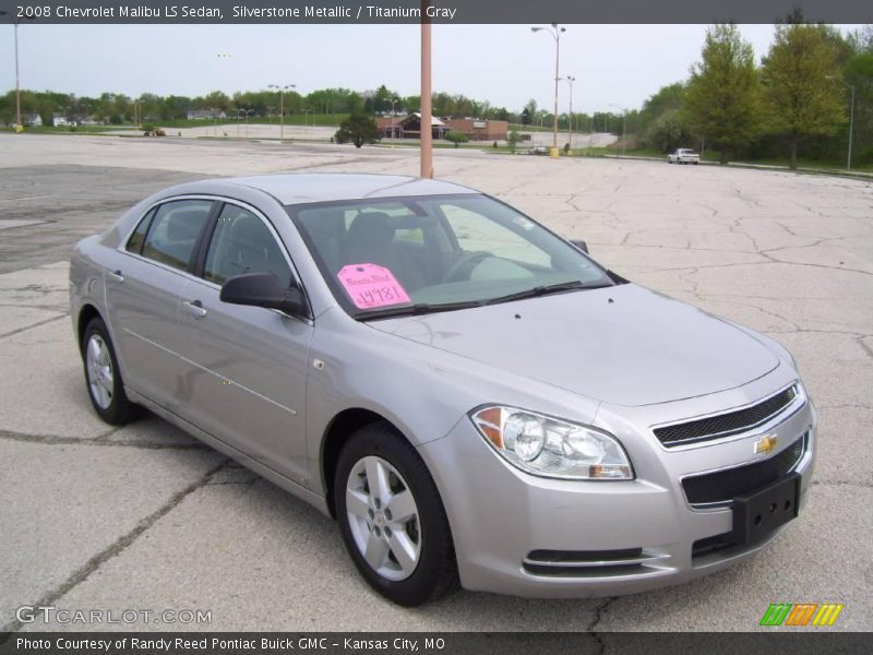 Silverstone Metallic / Titanium Gray 2008 Chevrolet Malibu LS Sedan