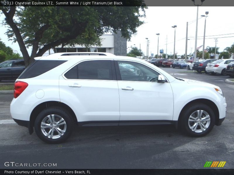 Summit White / Light Titanium/Jet Black 2013 Chevrolet Equinox LTZ