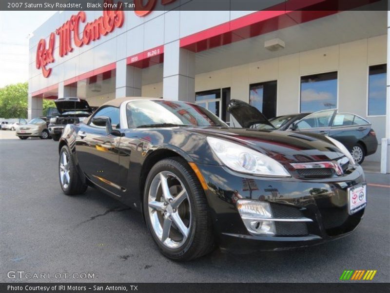 Black Onyx / Tan 2007 Saturn Sky Roadster