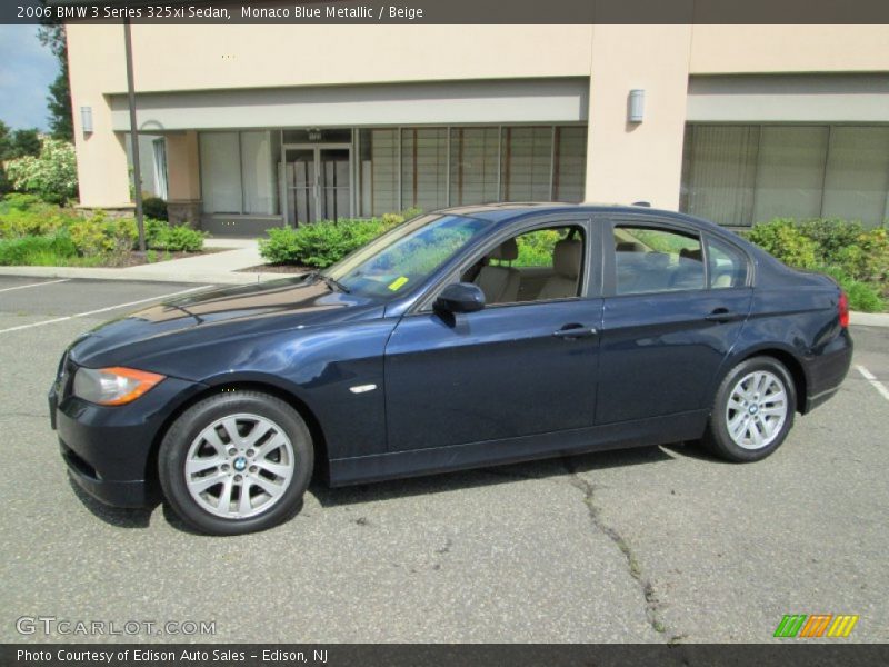 Monaco Blue Metallic / Beige 2006 BMW 3 Series 325xi Sedan