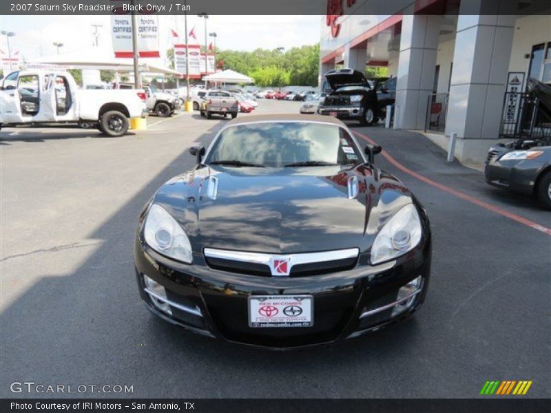 Black Onyx / Tan 2007 Saturn Sky Roadster