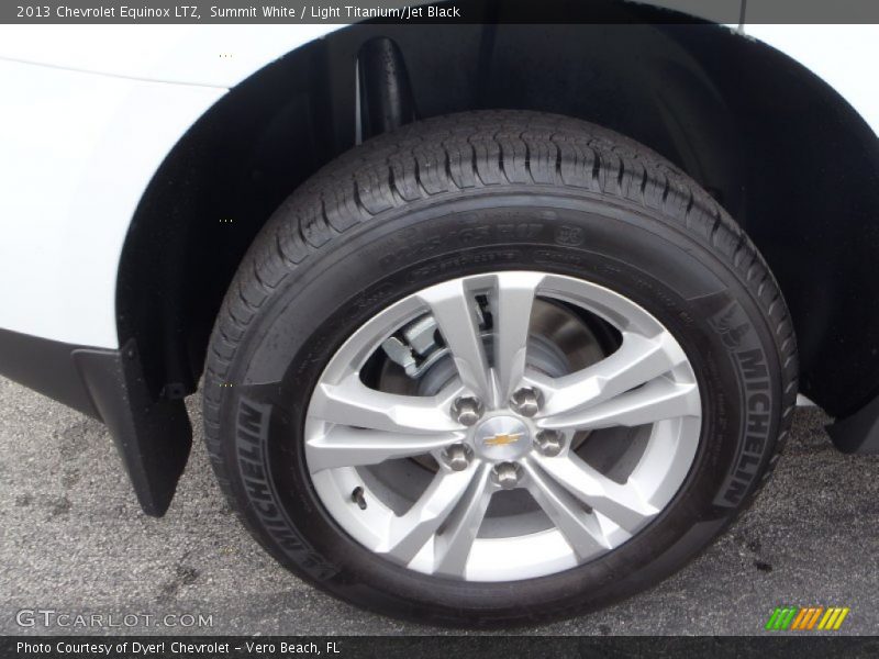 Summit White / Light Titanium/Jet Black 2013 Chevrolet Equinox LTZ