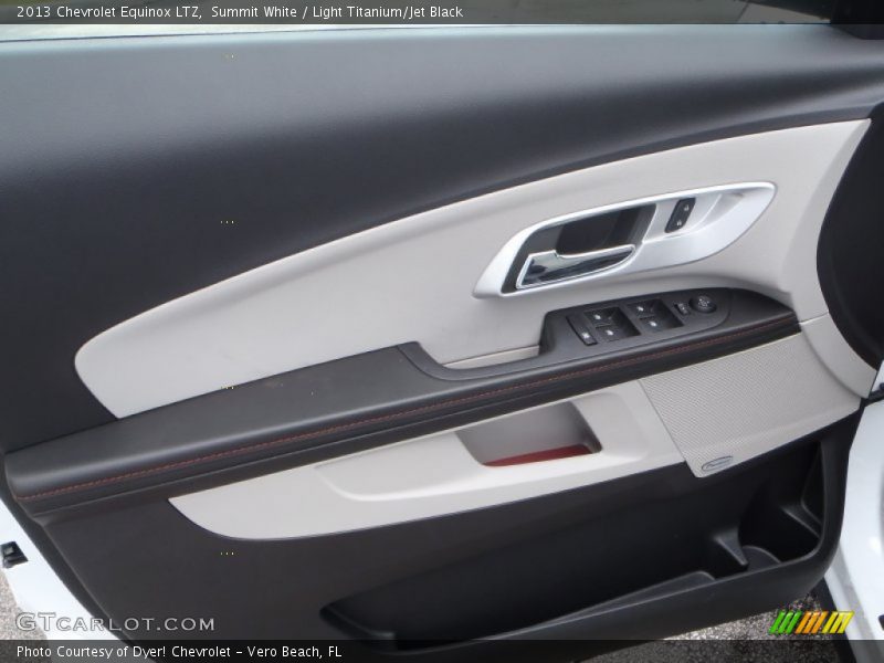 Summit White / Light Titanium/Jet Black 2013 Chevrolet Equinox LTZ