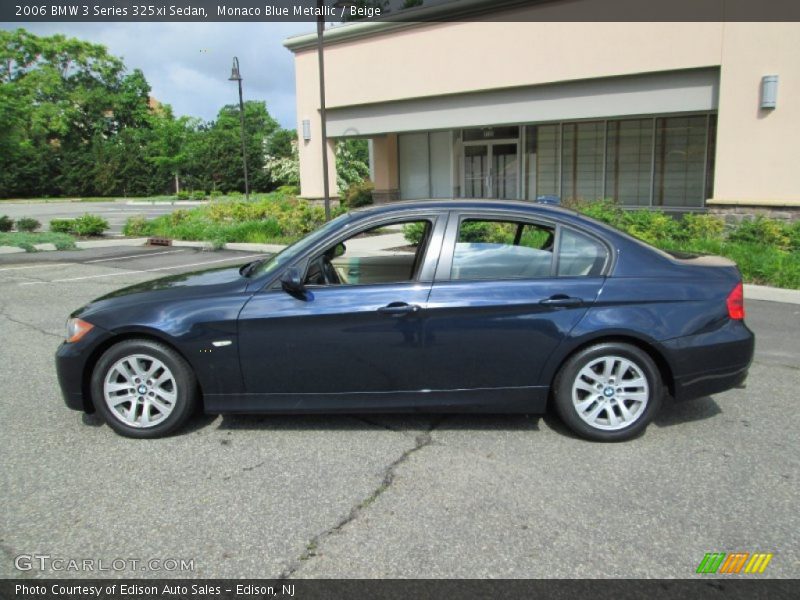 Monaco Blue Metallic / Beige 2006 BMW 3 Series 325xi Sedan