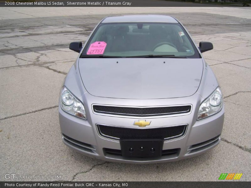 Silverstone Metallic / Titanium Gray 2008 Chevrolet Malibu LS Sedan
