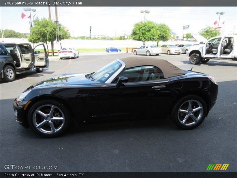 Black Onyx / Tan 2007 Saturn Sky Roadster