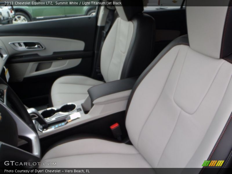 Summit White / Light Titanium/Jet Black 2013 Chevrolet Equinox LTZ