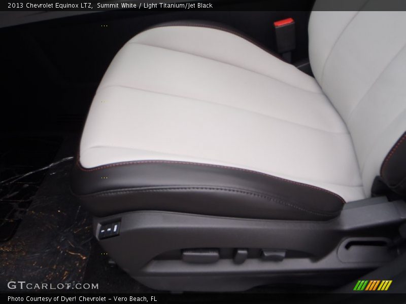 Summit White / Light Titanium/Jet Black 2013 Chevrolet Equinox LTZ