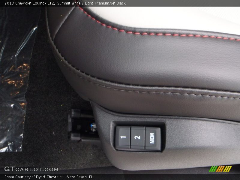 Summit White / Light Titanium/Jet Black 2013 Chevrolet Equinox LTZ