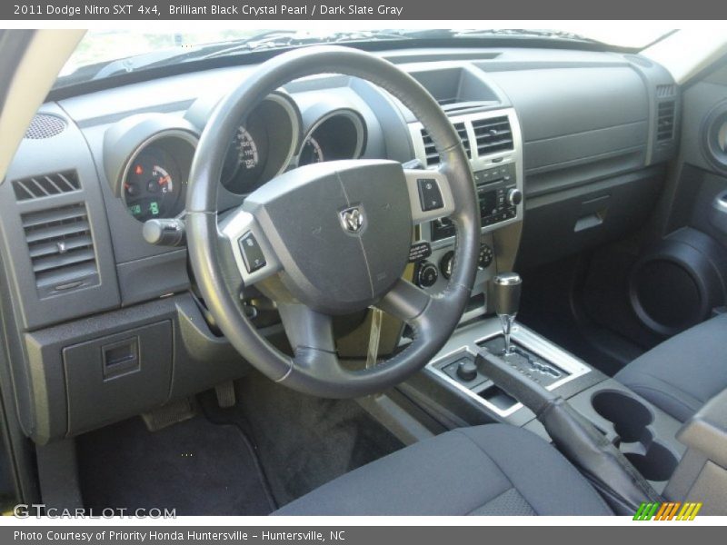 Brilliant Black Crystal Pearl / Dark Slate Gray 2011 Dodge Nitro SXT 4x4
