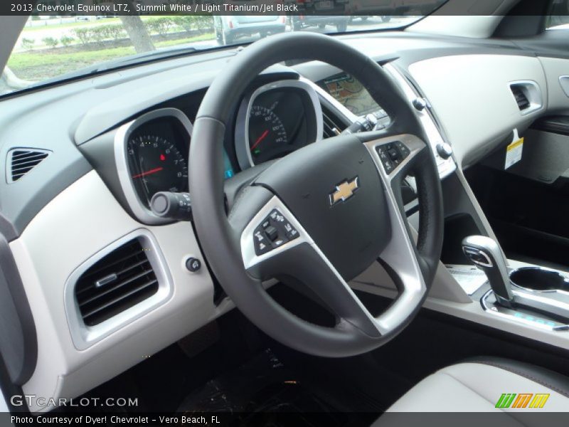 Summit White / Light Titanium/Jet Black 2013 Chevrolet Equinox LTZ