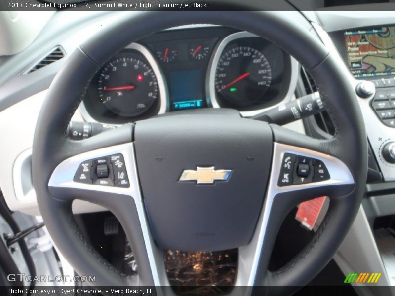 Summit White / Light Titanium/Jet Black 2013 Chevrolet Equinox LTZ