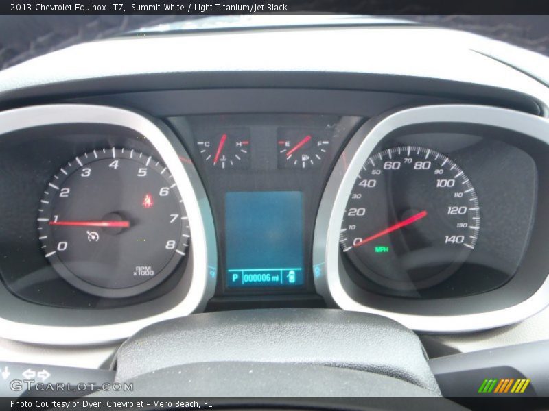 Summit White / Light Titanium/Jet Black 2013 Chevrolet Equinox LTZ