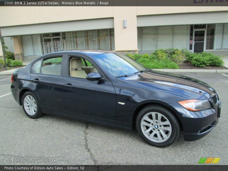 Monaco Blue Metallic / Beige 2006 BMW 3 Series 325xi Sedan