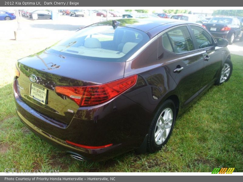 Dark Cherry / Beige 2012 Kia Optima LX