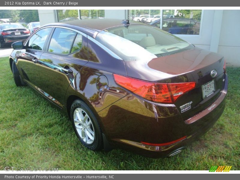 Dark Cherry / Beige 2012 Kia Optima LX