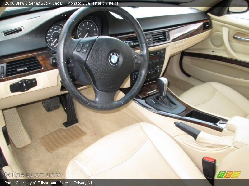 Monaco Blue Metallic / Beige 2006 BMW 3 Series 325xi Sedan