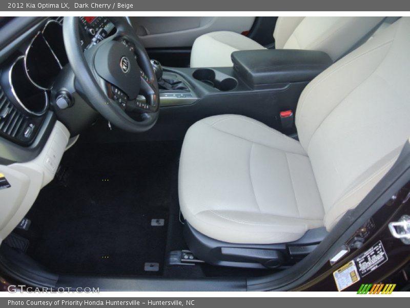 Dark Cherry / Beige 2012 Kia Optima LX
