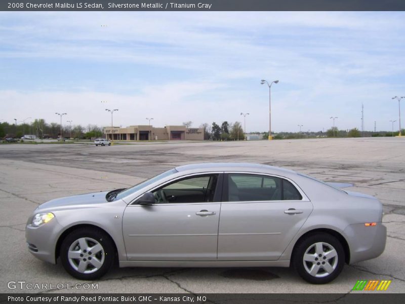 Silverstone Metallic / Titanium Gray 2008 Chevrolet Malibu LS Sedan