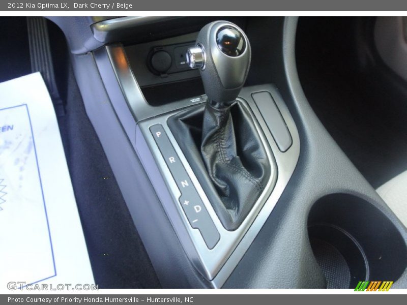 Dark Cherry / Beige 2012 Kia Optima LX