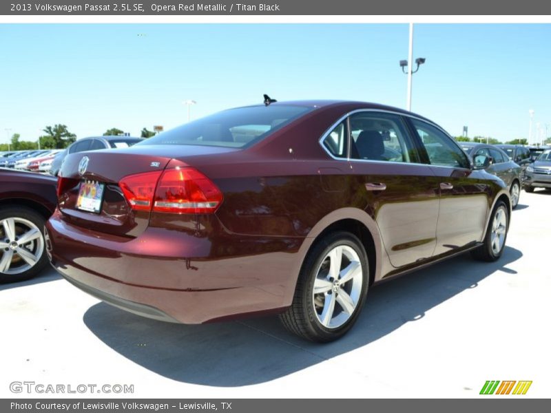 Opera Red Metallic / Titan Black 2013 Volkswagen Passat 2.5L SE