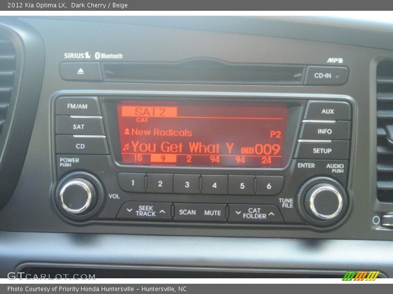 Dark Cherry / Beige 2012 Kia Optima LX