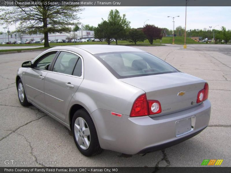 Silverstone Metallic / Titanium Gray 2008 Chevrolet Malibu LS Sedan