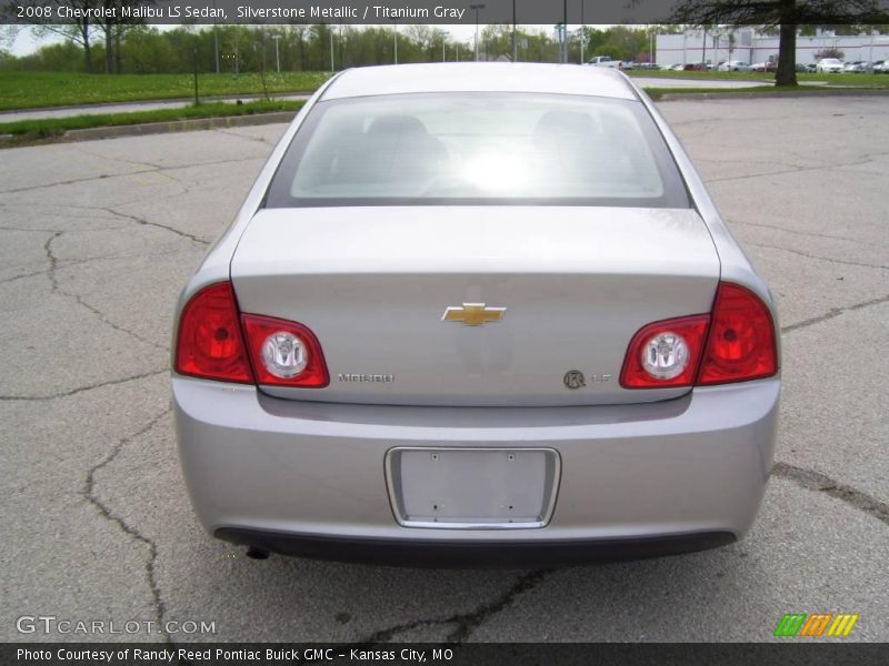 Silverstone Metallic / Titanium Gray 2008 Chevrolet Malibu LS Sedan