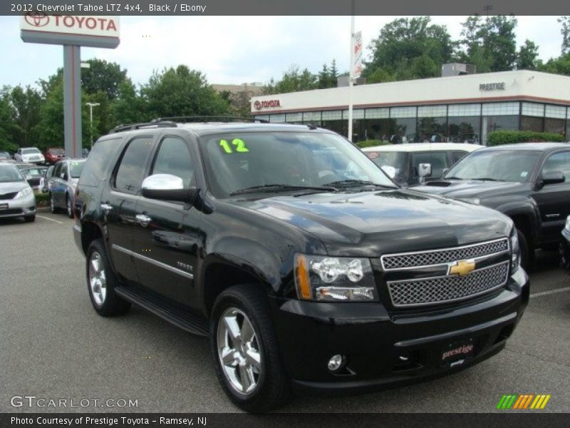 Black / Ebony 2012 Chevrolet Tahoe LTZ 4x4